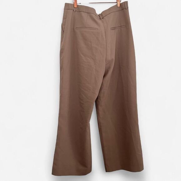 Abercrombie & Fitch Sloane Ultra High-Rise Wide Leg Curve Love Trousers 16 NWT - Picture 3 of 6